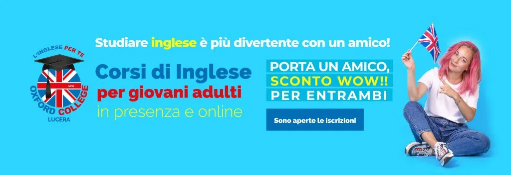 Pronto a prendere il volo? Iscrizioni aperte ai corsi di inglese per giovani adulti